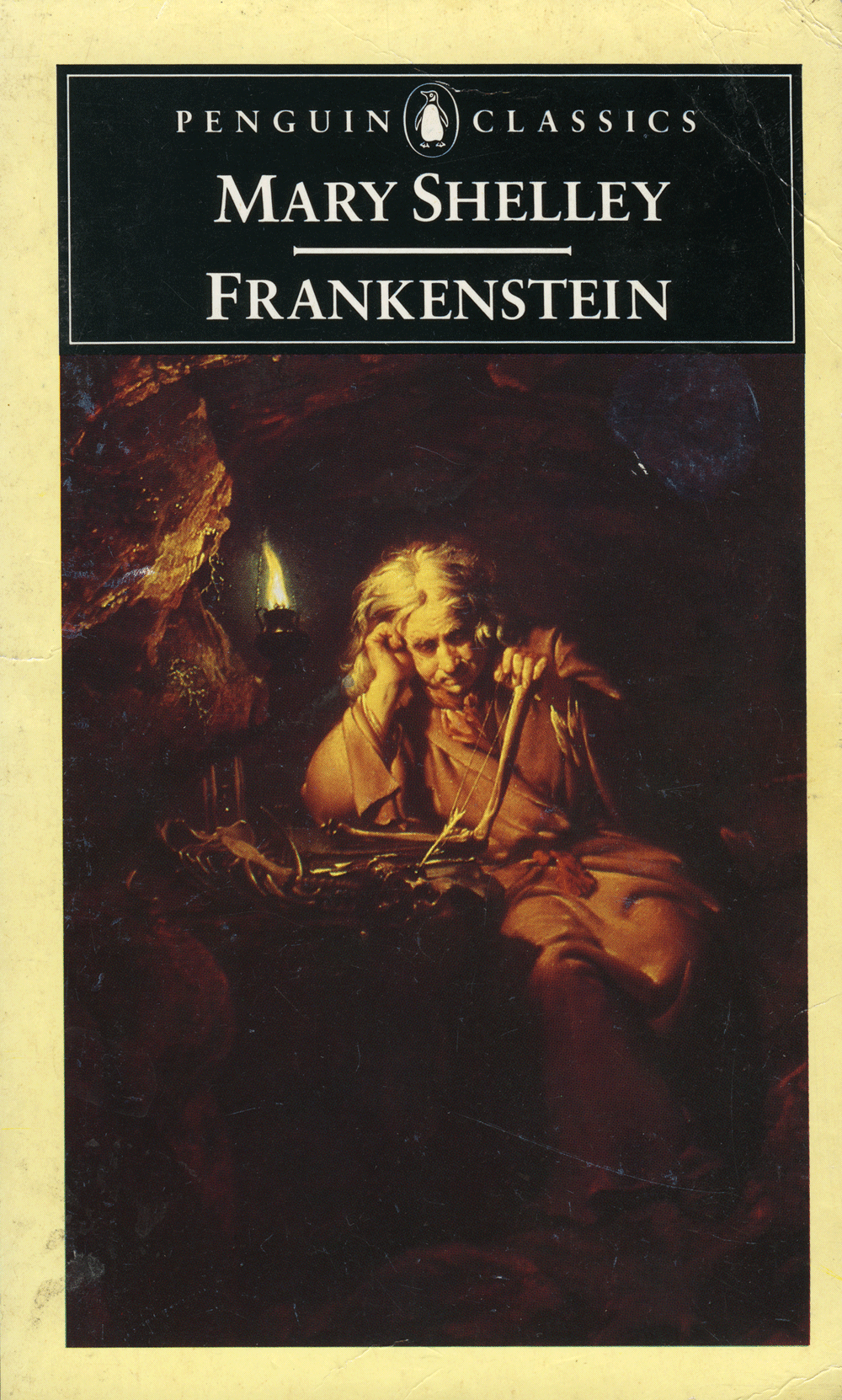 Frankenstein book cover.