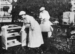 An Agricultural Extension Service home demonstration during the World War I period