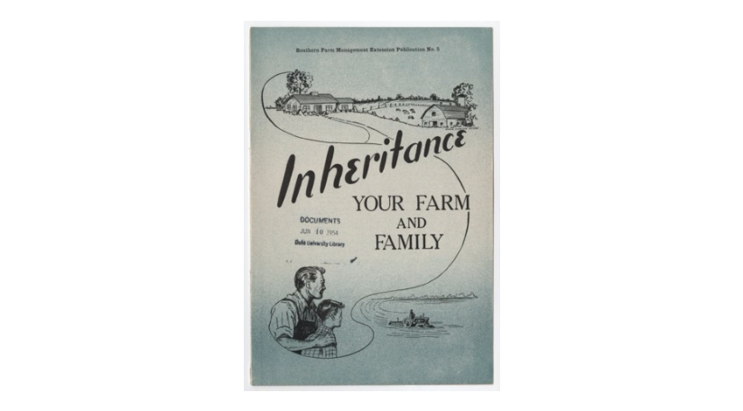 Southern Farm Management Extension Publications, no. 5 - Inheritance Your Farm And Family