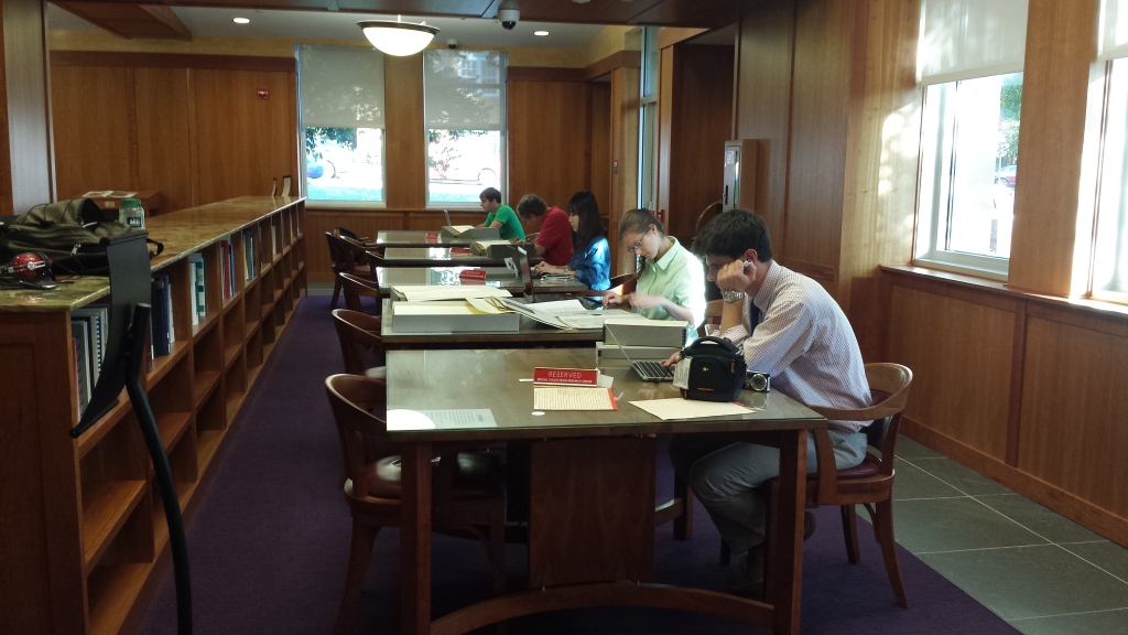 Special Collections Research Center Reading Room