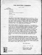 June 2, 1945 letter from John D. Coates