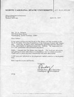 February 26, 1977 letter from Rudolph
