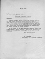 May 14, 1945 letter from Harris Paper Company
