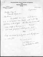 August 30, 1945 letter from Halifax Paper Company