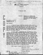 January 2, 1951 letter from Attorney General