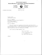 March 17, 1951 letter from Hartsock