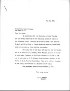 May 19, 1951 letter from Hofmann
