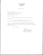June 22, 1951 letter from Harris