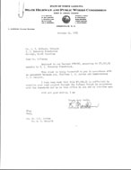 October 24, 1951 letter from Markham