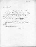 November 11, 1951 letter from Bun