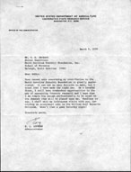 March 9, 1970 letter from Lovvorn