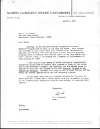 April 6, 1970 letter from Preston