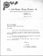 Augsut 23, 1971 letter from Preston