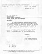 September 10, 1971 letter from Preston