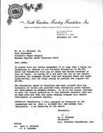 November 23, 1971 letter from Preston