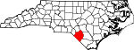 Robeson County Map from Wikimedia Commons