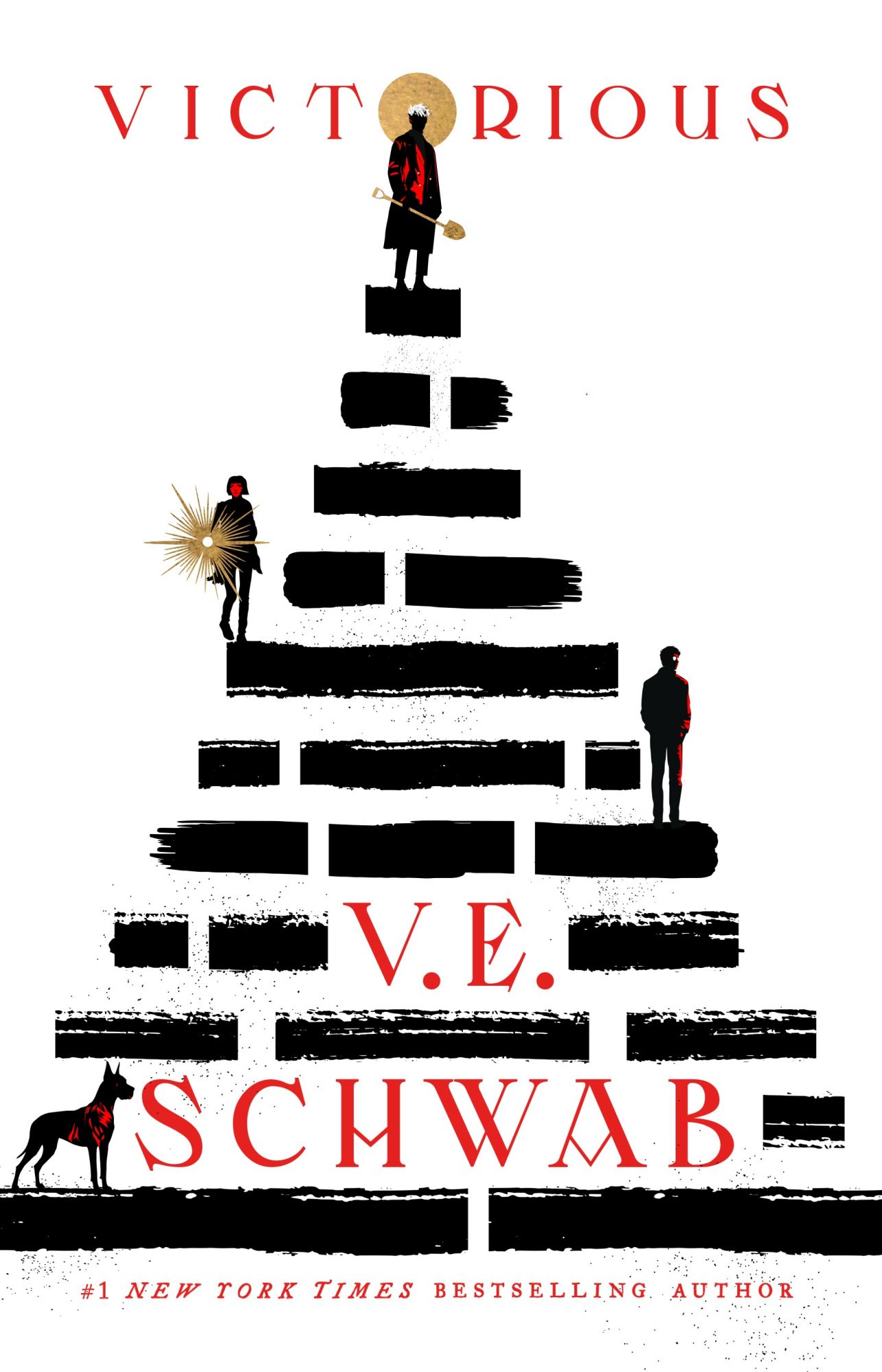 The book cover of Victorious by V.E. Schwab