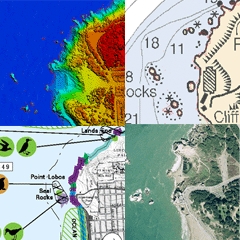 NOS Data Explorer offers access to many products, including bathymetry, coastal maps, environmental sensitivity index maps,aerial photographs, and more. 