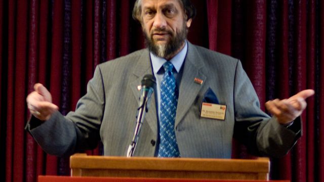 Department of Communication Services Records, 1926-2022, 83737: Nobel Prize Laureate Dr. Rajendra K. Pachauri, CD-R Optical Disc, 11 February 2008, Card box 2-493.